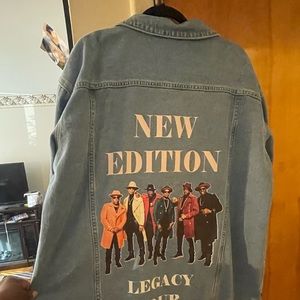 Custom New Edition Legacy Tour Jacket (long) size 2x $100